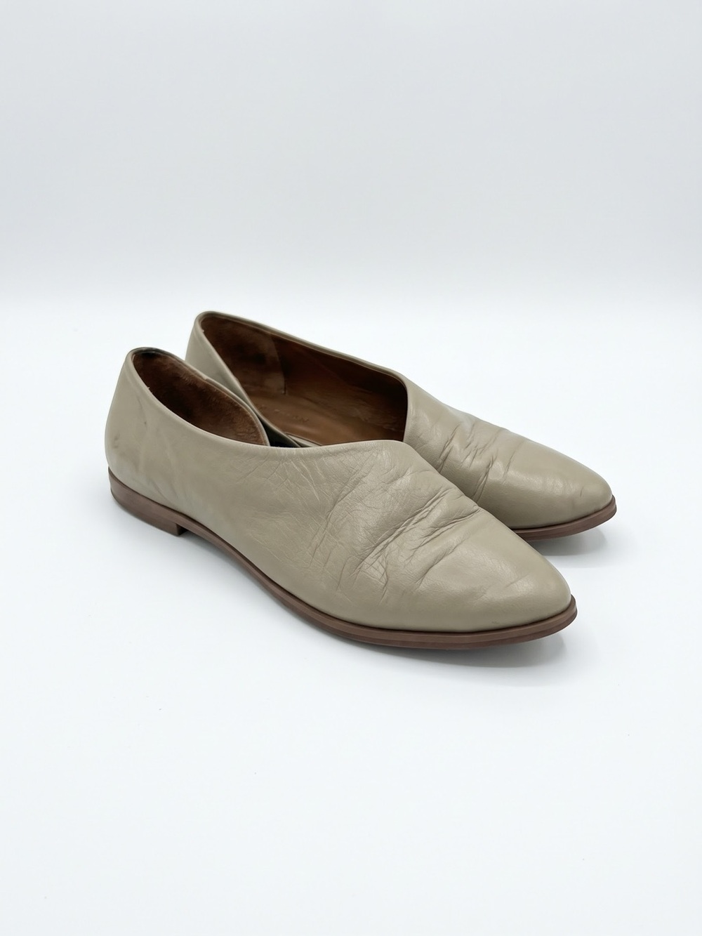 Bueno Berkley Leather Flats Slip On Shoes Size 8.5